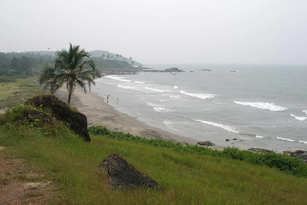 Vagator Beach in Goa 