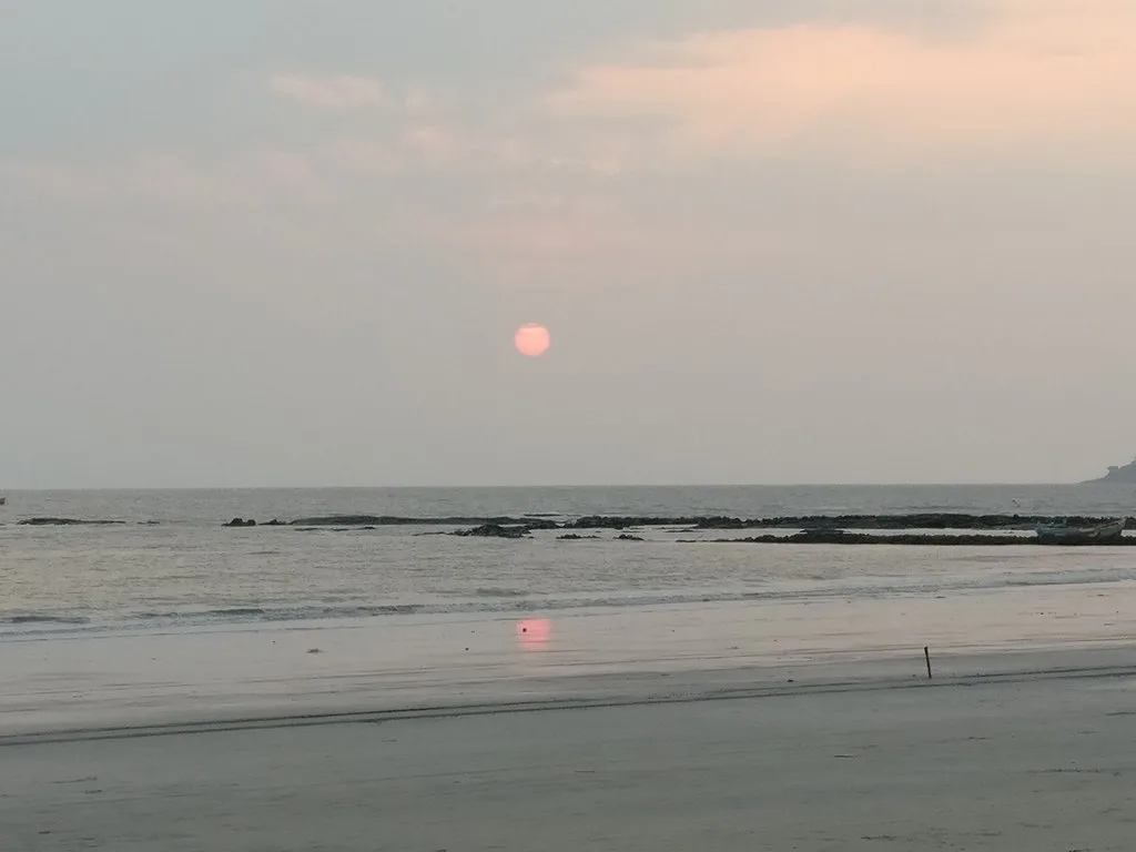 Sunset at Alibag beach