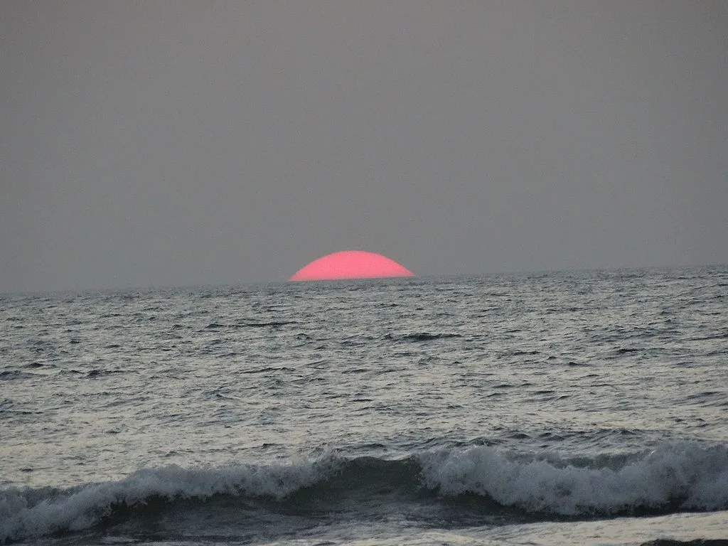 The beauteous sunrise at Devika Beach