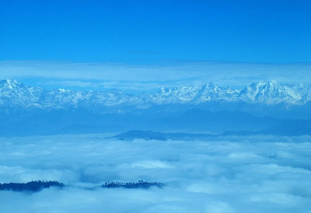 Binsar, a view of Kumaon Himalayas