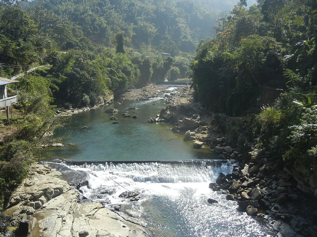 The beautiful Tlawng River