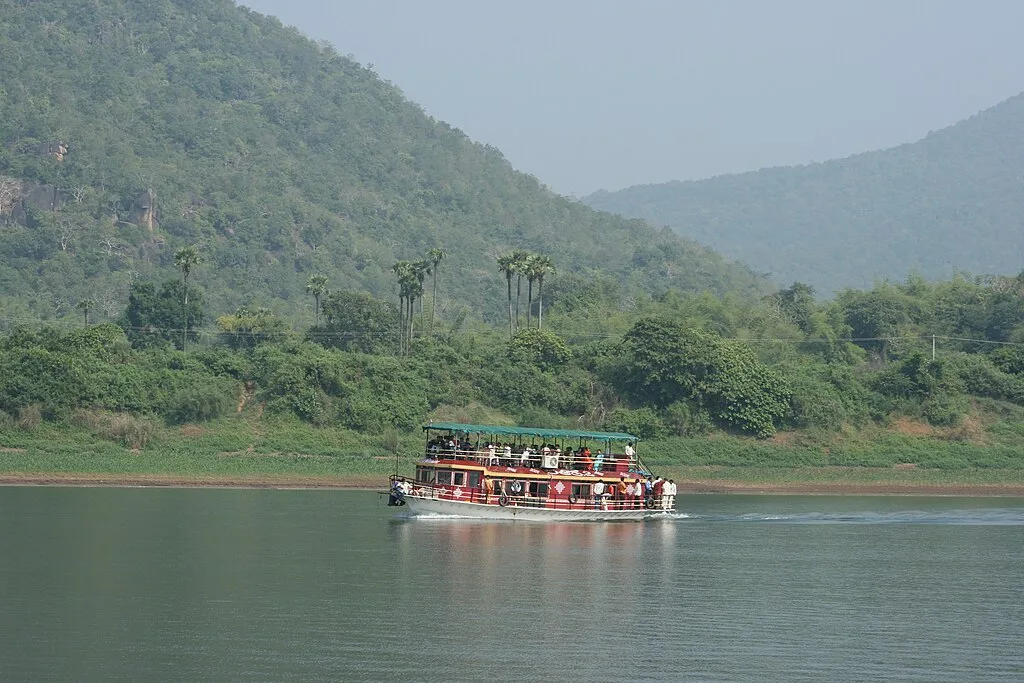 The river safari at Godavari River 