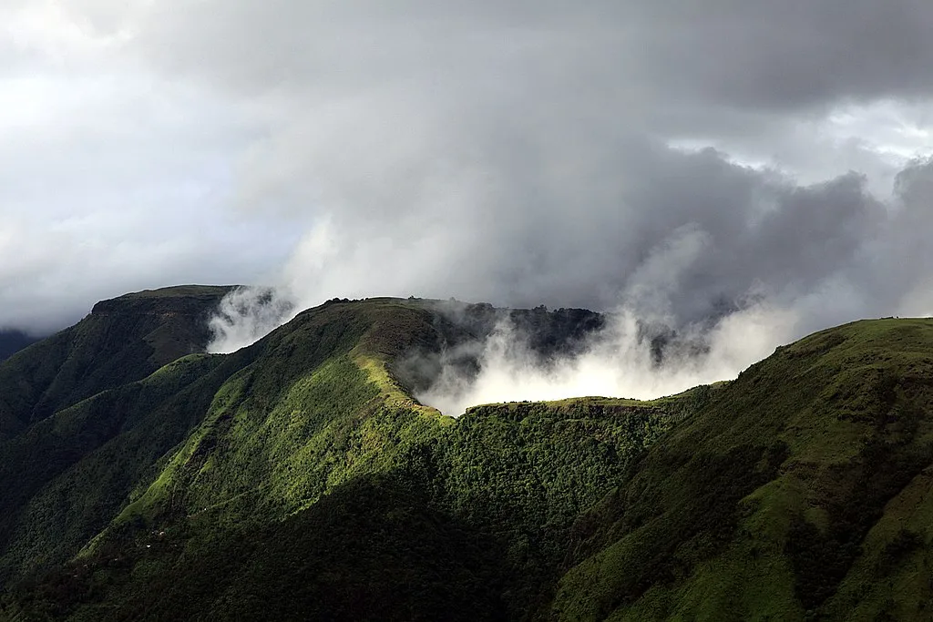 Meghalaya Abode of the Clouds India Nature in Laitmawsiang Landscape