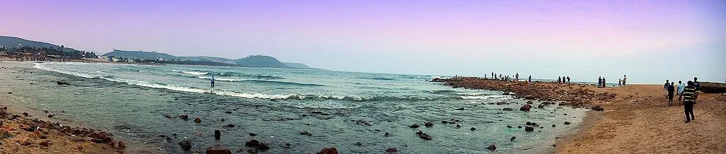 Panorama View of Rishikonda Beach