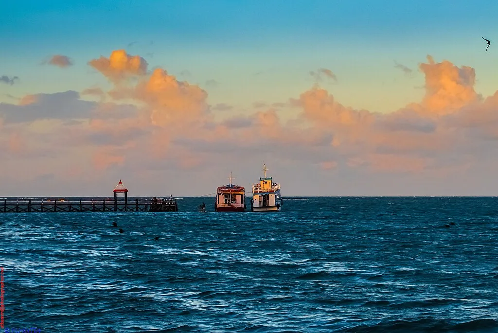 The breathtaking view of Ramanathaswamy Temple Shore