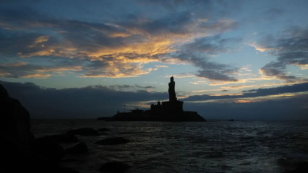 Sunrise at Kanyakumari beach